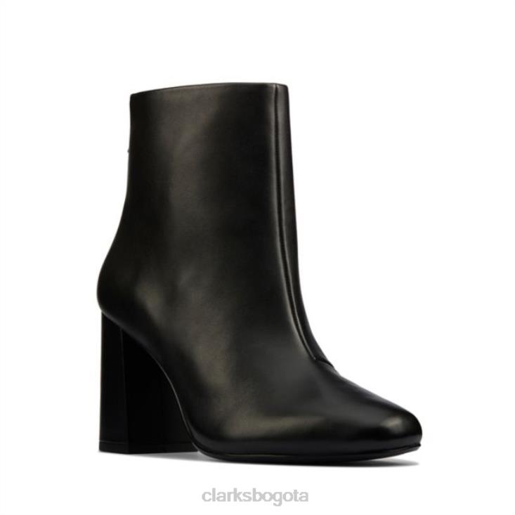 Clarks 0DX8L6489 clarks cuero negro sheer85 zip cuero negro unisexo cuero negro