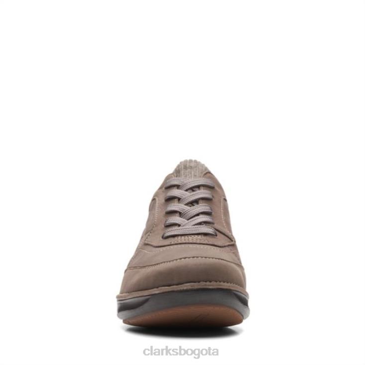 Clarks 0DX8L6492 clarks de nubuck topo appley tie nubuck topo unisexo nubuck topo