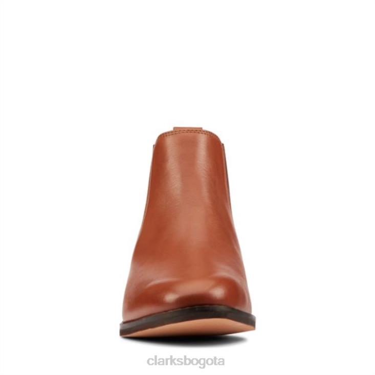 Clarks 0DX8L6495 ria chelsea cuero tostado clarks cuero tostado unisexo cuero marrón