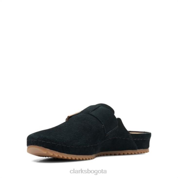 Clarks 0DX8L6500 mule brookleigh de ante negro clarks de ante negro mujer ante negro