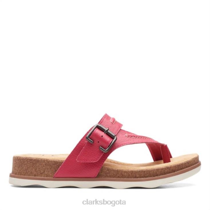 Clarks 0DX8L6511 brynn madi cuero fucsia clarks cuero fucsia mujer cuero fucsia