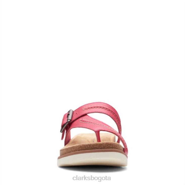 Clarks 0DX8L6511 brynn madi cuero fucsia clarks cuero fucsia mujer cuero fucsia