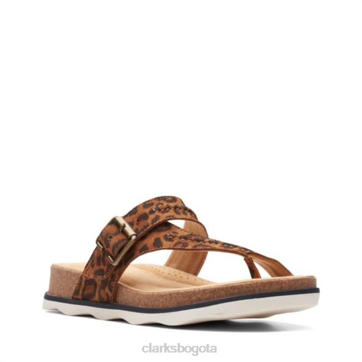 Clarks 0DX8L6515 estampado de leopardo clarks brynn madi estampado de leopardo mujer estampado de leopardo