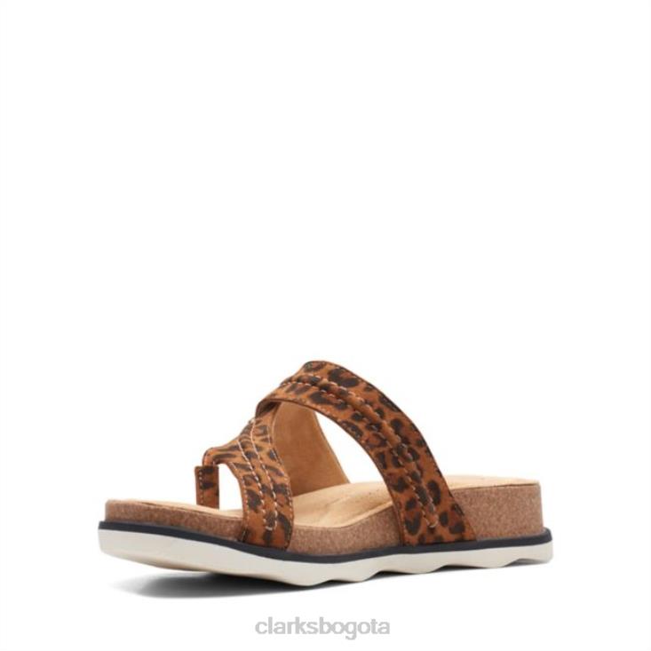 Clarks 0DX8L6515 estampado de leopardo clarks brynn madi estampado de leopardo mujer estampado de leopardo