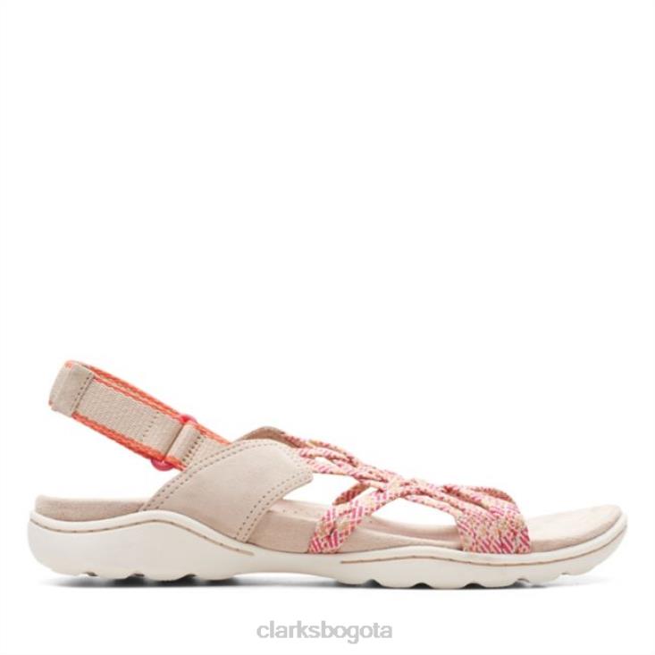 Clarks 0DX8L6522 clarks amanda facilidad combi arena combi arena mujer combinación de arena