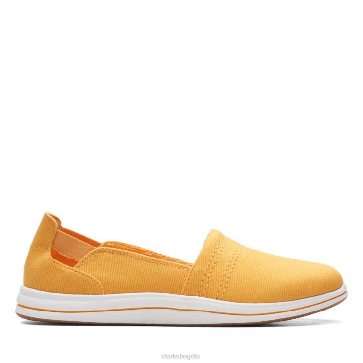 Clarks 0DX8L6531 paso de brisa clarks amarillo mujer amarillo