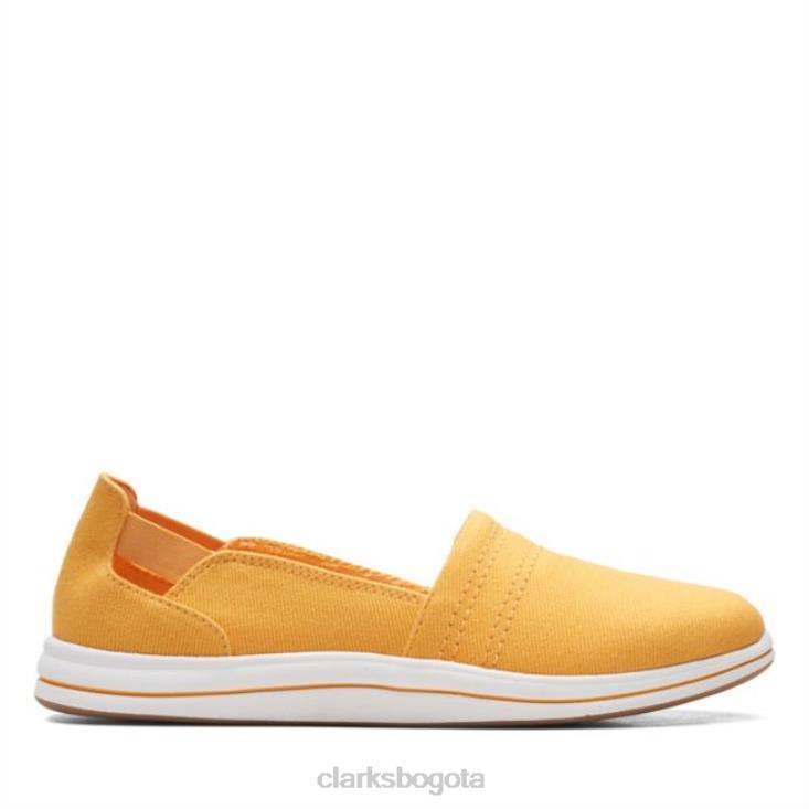 Clarks 0DX8L6531 paso de brisa clarks amarillo mujer amarillo