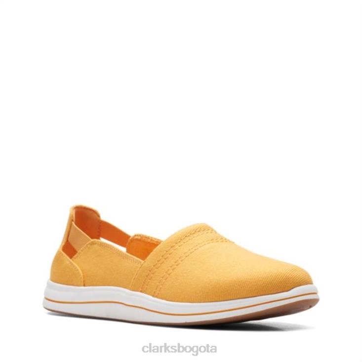 Clarks 0DX8L6531 paso de brisa clarks amarillo mujer amarillo