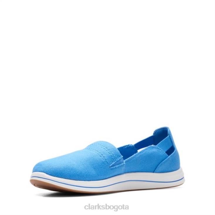 Clarks 0DX8L6532 clarks azules paso brisa azul mujer azul