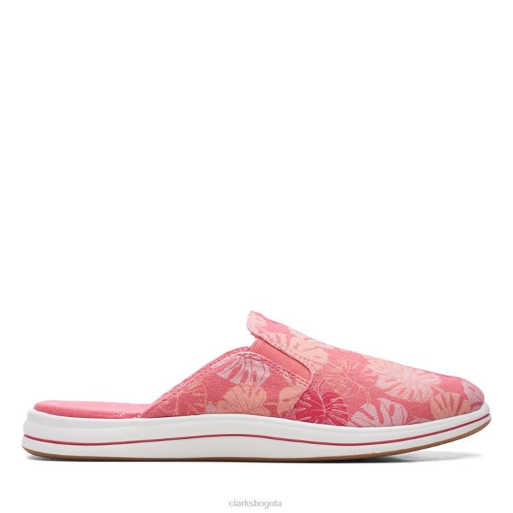 Clarks 0DX8L6533 brisa orilla coral floral clarks coral floral mujer florales coralinos