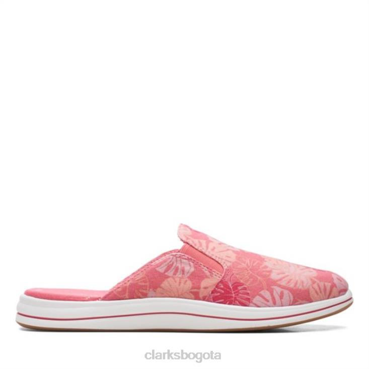 Clarks 0DX8L6533 brisa orilla coral floral clarks coral floral mujer florales coralinos