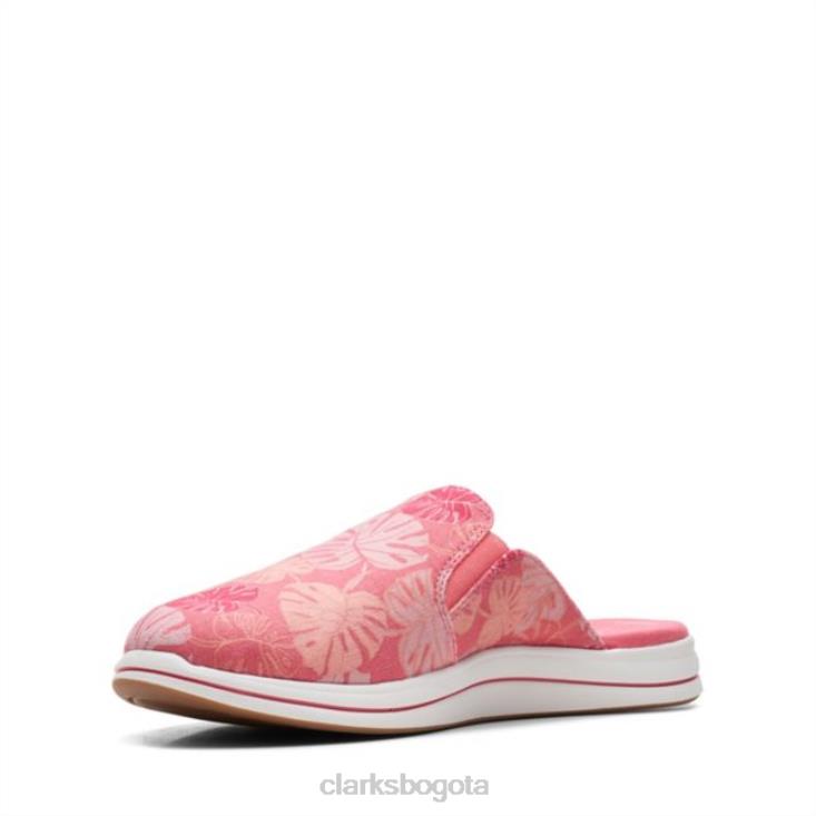 Clarks 0DX8L6533 brisa orilla coral floral clarks coral floral mujer florales coralinos