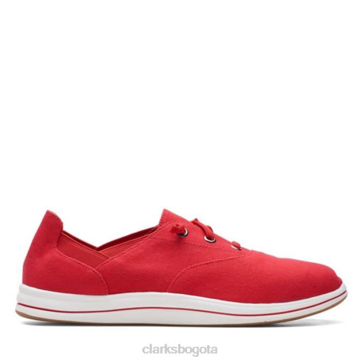 Clarks 0DX8L6536 clarks rojos brisa ave rojo mujer rojo