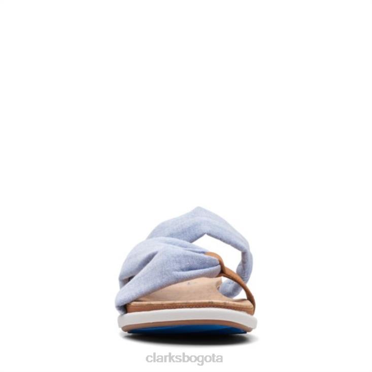 Clarks 0DX8L6537 clarks azul eliza skip azul mujer azul