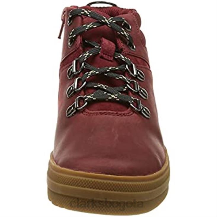 Clarks 0DX8L655 bota chukka nova walk k para niño clarks burdeos niños borgoña