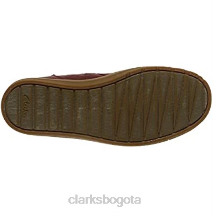 Clarks 0DX8L655 bota chukka nova walk k para niño clarks burdeos niños borgoña