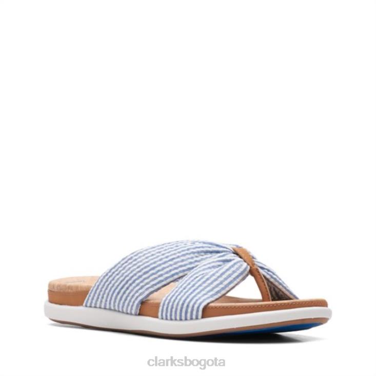 Clarks 0DX8L6559 eliza orilla azul clarks azul mujer azul