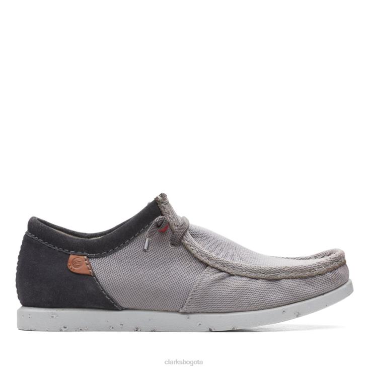 Clarks 0DX8L6565 shacre lite moc combinación gris combinación clarks gris hombres combinación gris