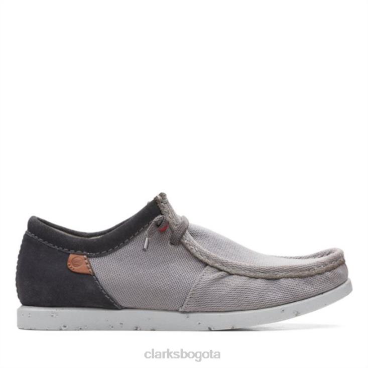 Clarks 0DX8L6565 shacre lite moc combinación gris combinación clarks gris hombres combinación gris