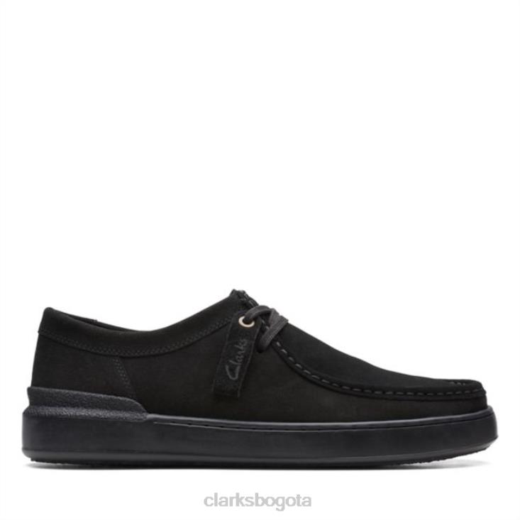 Clarks 0DX8L6567 clarks court lite wally negro/negro hombres negro