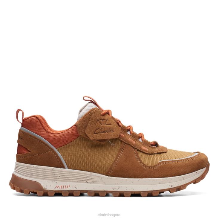 Clarks 0DX8L6570 clarks atl trek walk impermeable cognac combi cognac combi hombres combinación de coñac