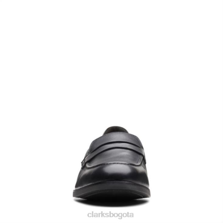 Clarks 0DX8L6573 bradish facilidad cuero negro clarks cuero negro hombres cuero negro