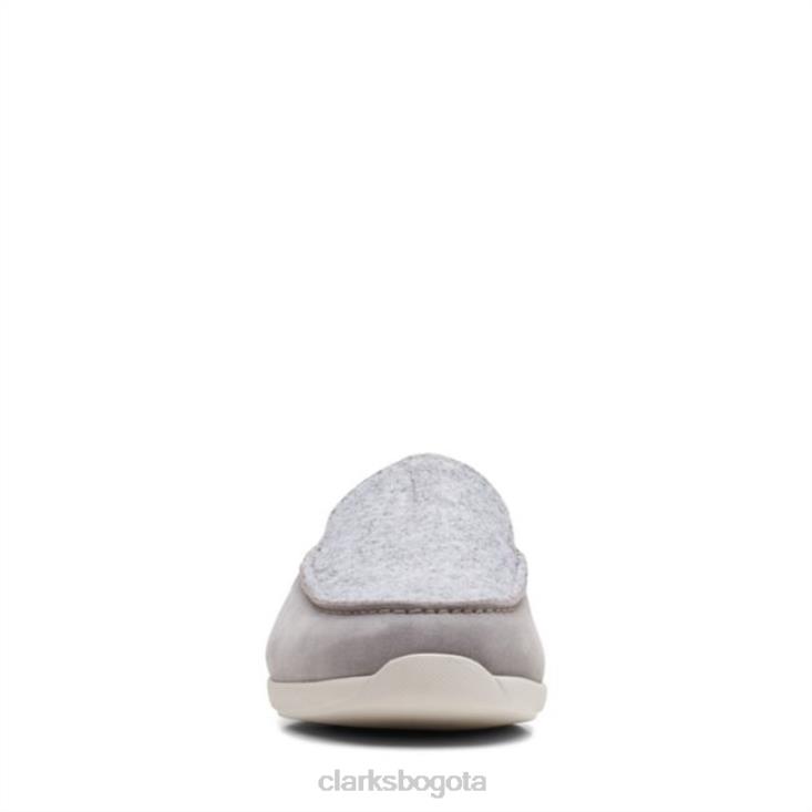 Clarks 0DX8L6575 clarks gamuza gris gorwstep gamuza gris hombres gamuza gris