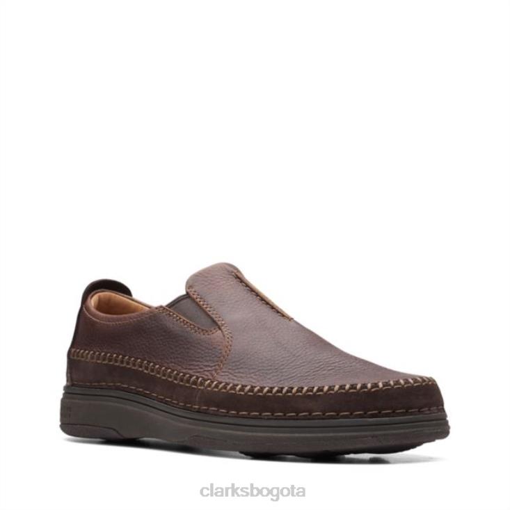 Clarks 0DX8L6583 naturaleza 5 walk combi marrón oscuro clarks combi marrón oscuro hombres combinado marrón oscuro