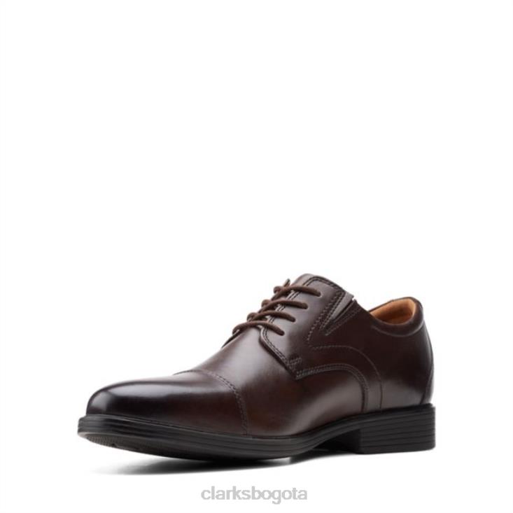 Clarks 0DX8L6586 gorra clarks whiddon marrón oscuro marrón oscuro hombres marron oscuro