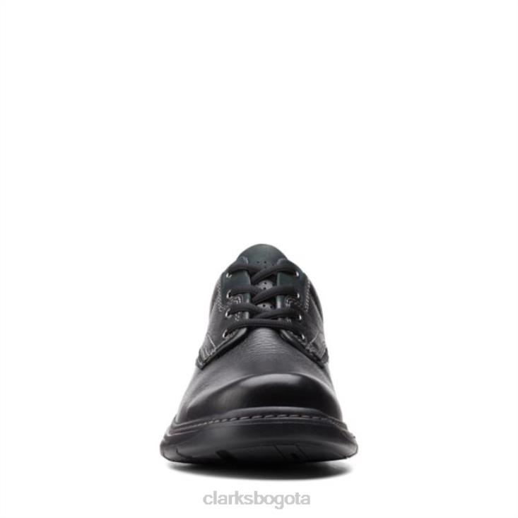 Clarks 0DX8L6588 cuero negro brawley pace clarks de cuero negro hombres cuero negro