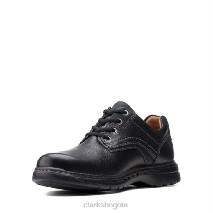 Clarks 0DX8L6588 cuero negro brawley pace clarks de cuero negro hombres cuero negro