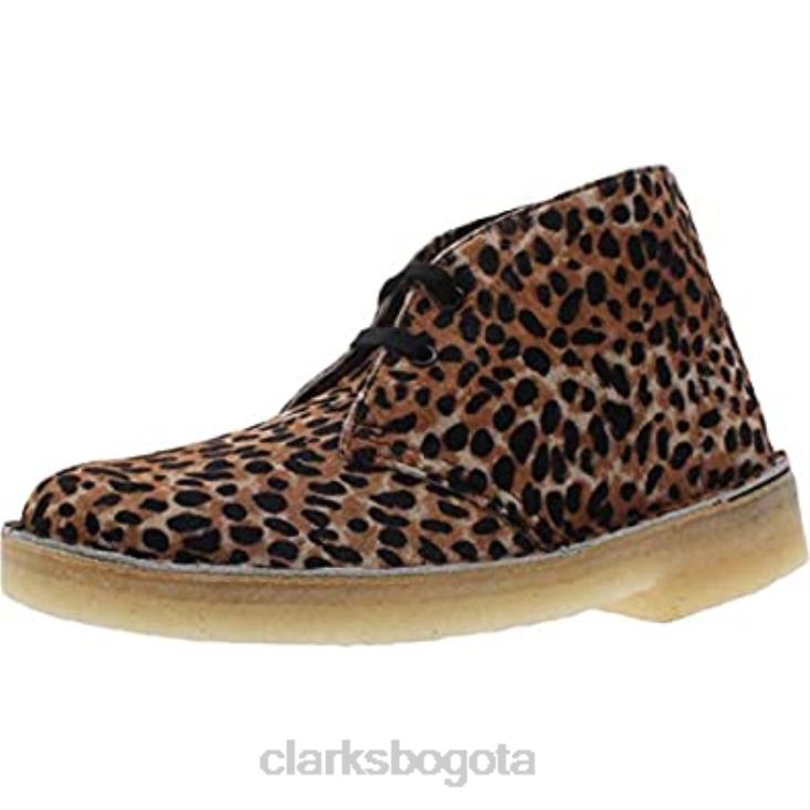 Clarks 0DX8L659 clarks desert boots chukka leopardo prt po ny mujer pony leopardo