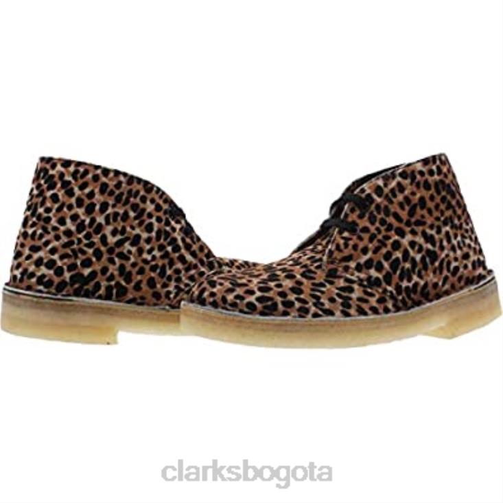 Clarks 0DX8L659 clarks desert boots chukka leopardo prt po ny mujer pony leopardo