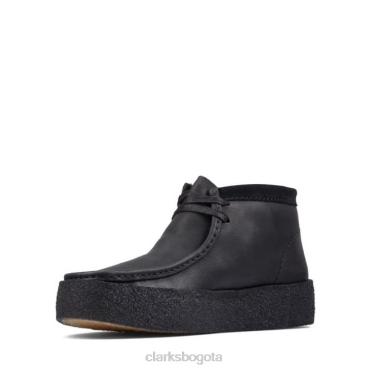 Clarks 0DX8L6591 wallabee cup bt cuero negro clarks cuero negro hombres cuero negro