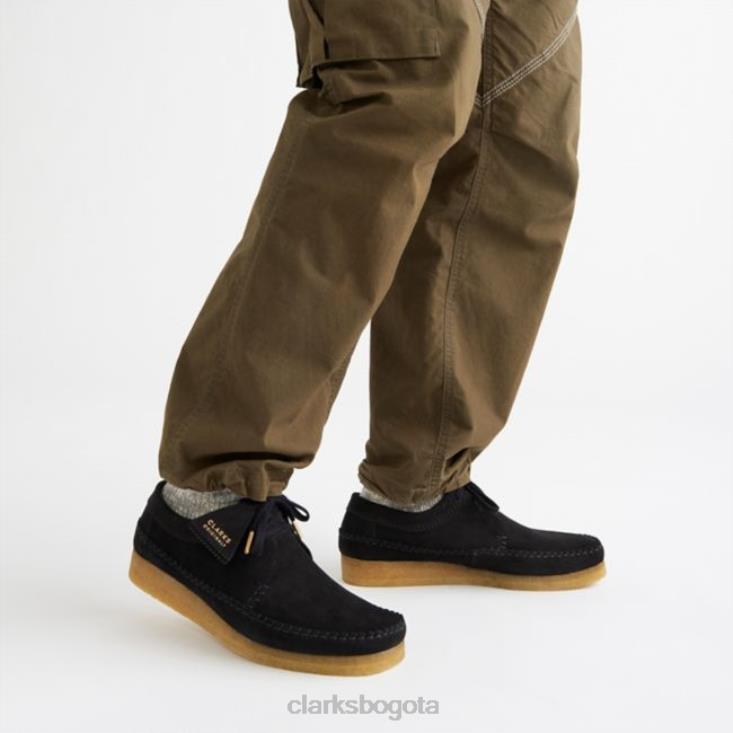 Clarks 0DX8L6592 ante negro clarks weaver ante negro hombres ante negro