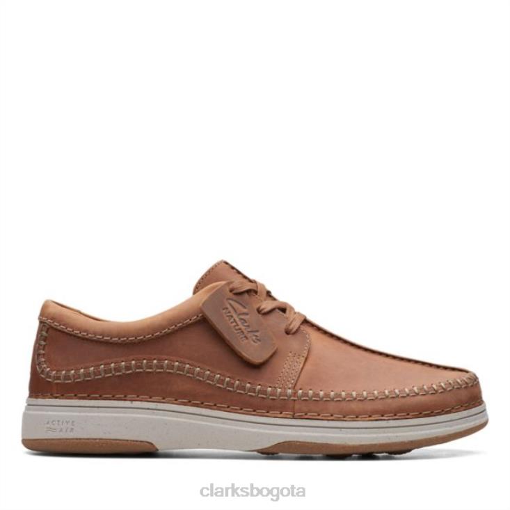 Clarks 0DX8L6593 clarks cera de abejas cuero naturaleza 5 corbata cera de abejas cuero hombres cuero de cera de abejas