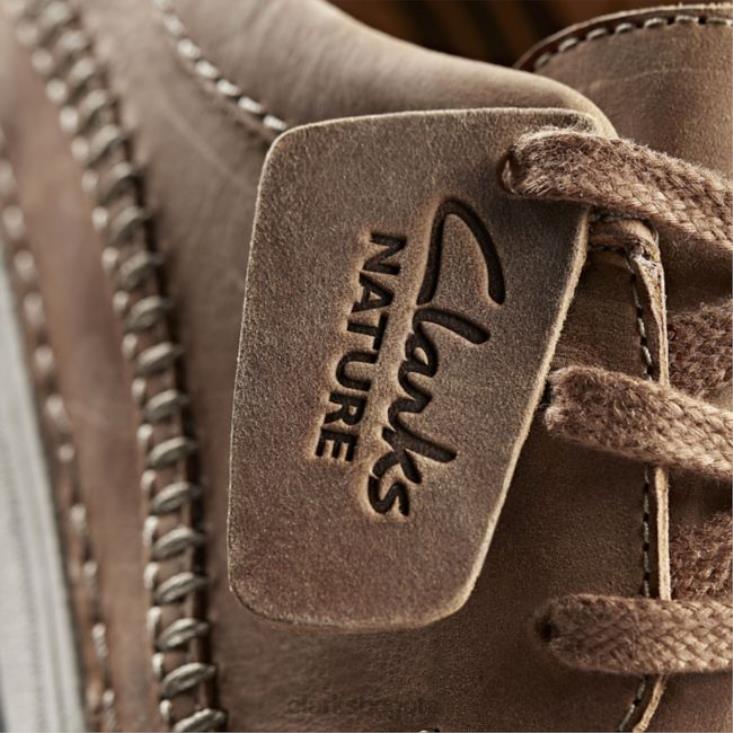 Clarks 0DX8L6593 clarks cera de abejas cuero naturaleza 5 corbata cera de abejas cuero hombres cuero de cera de abejas