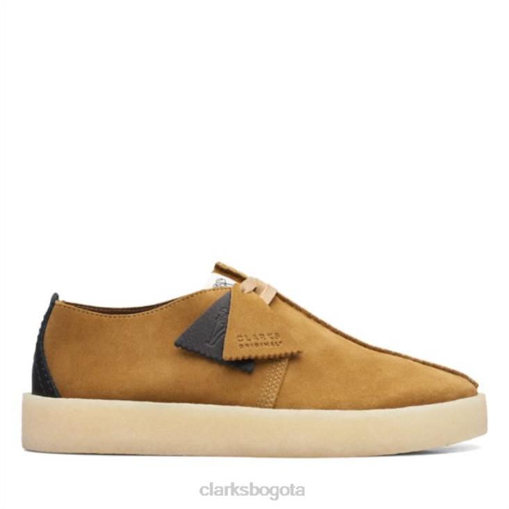 Clarks 0DX8L6598 copa trek musgo de roble ante musgo de roble clarks hombres gamuza musgo de roble