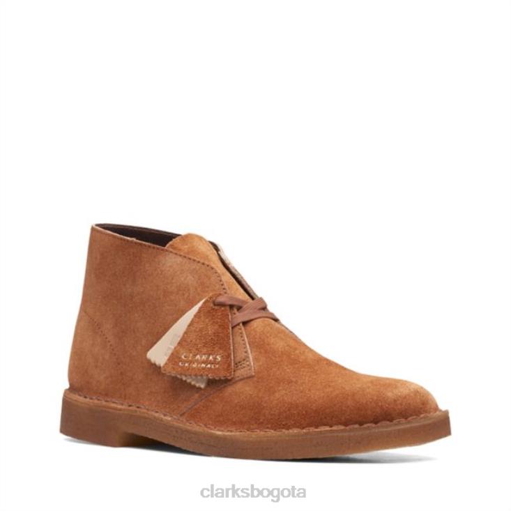 Clarks 0DX8L6606 bota del desierto jengibre peludo sde jengibre peludo sde clarks unisexo jengibre peludo sde