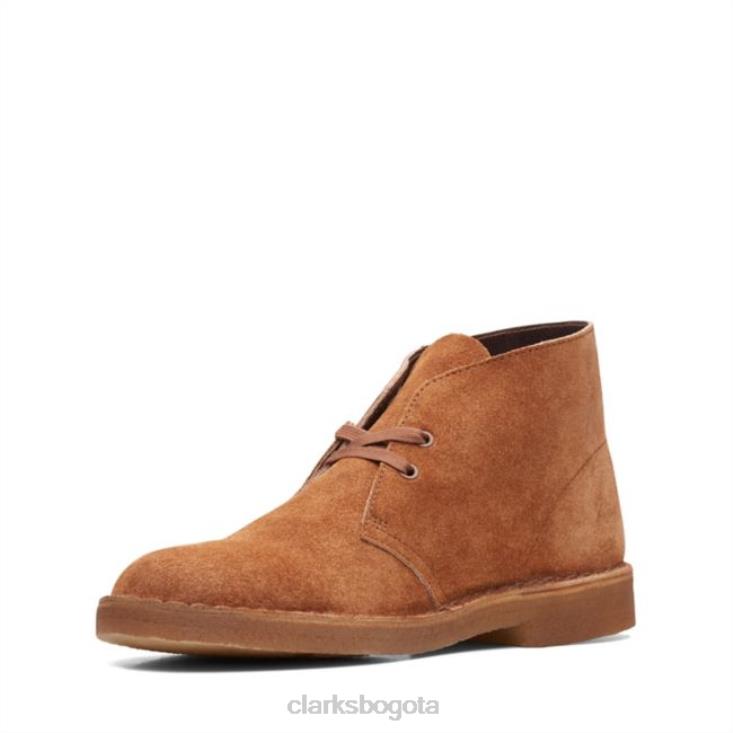 Clarks 0DX8L6606 bota del desierto jengibre peludo sde jengibre peludo sde clarks unisexo jengibre peludo sde