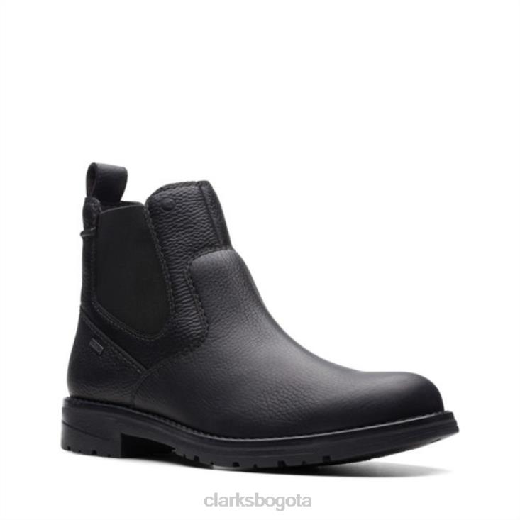 Clarks 0DX8L6615 morris up negro caído clarks negro caído hombres negro caído