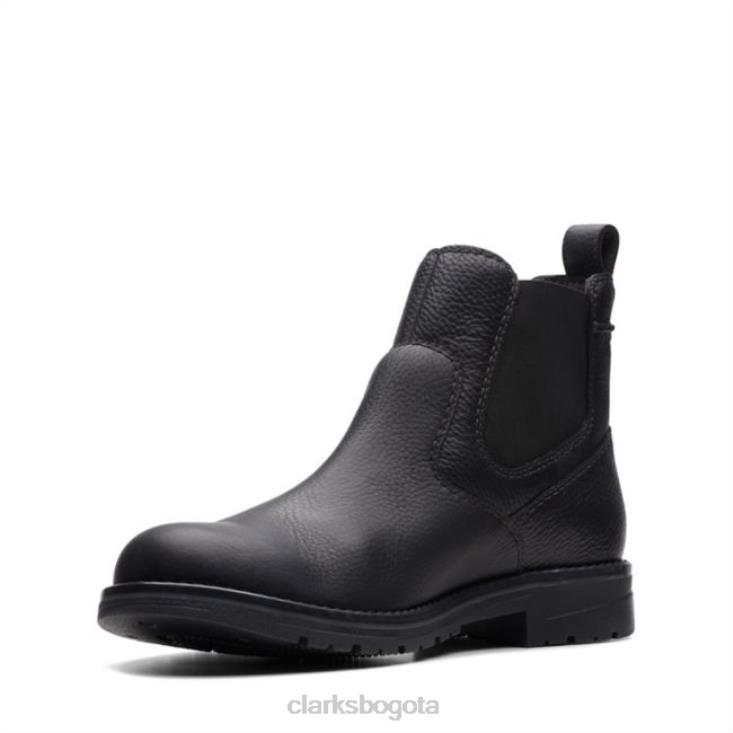 Clarks 0DX8L6615 morris up negro caído clarks negro caído hombres negro caído