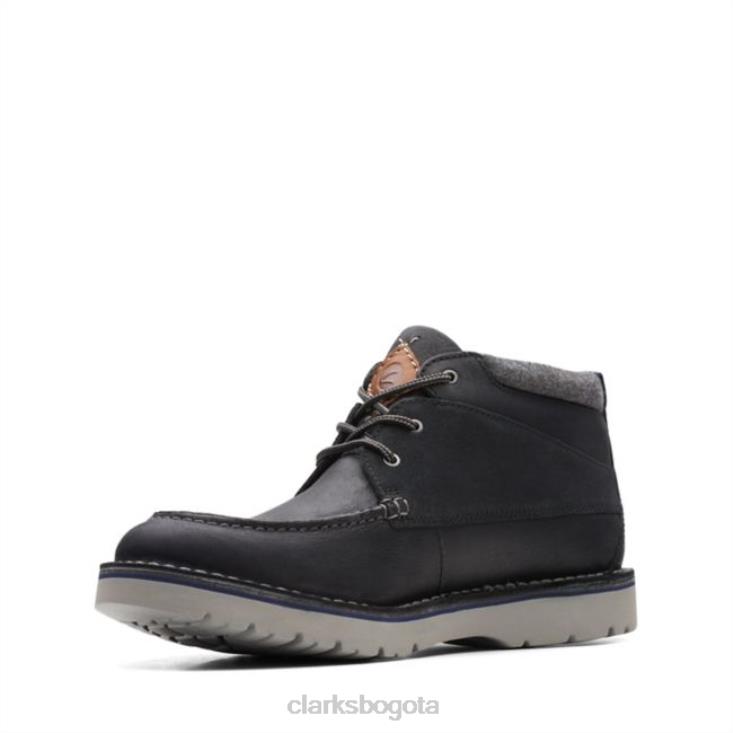 Clarks 0DX8L6616 cuero negro clarks eastford top cuero negro hombres cuero negro