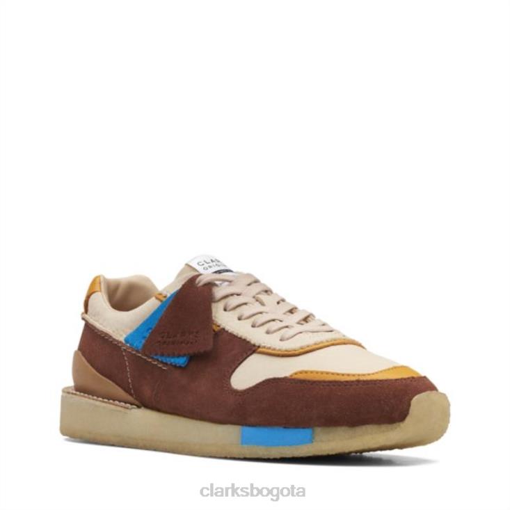 Clarks 0DX8L6619 clarks tor run bronceado combi hombres combinación bronceado