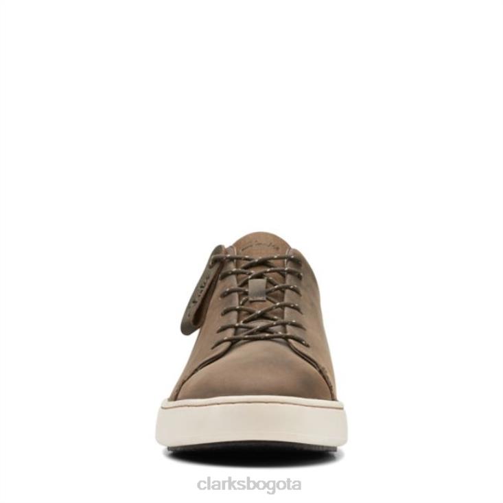 Clarks 0DX8L6623 clarks cuero oliva corte lite encaje cuero oliva hombres cuero oliva