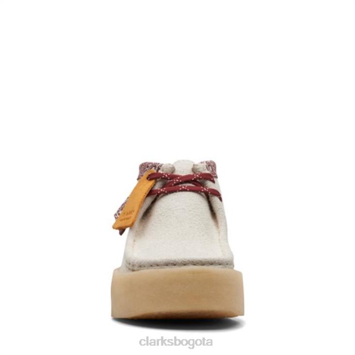 Clarks 0DX8L6624 interés blanco clarks wallabee cup bt interés blanco hombres interés blanco