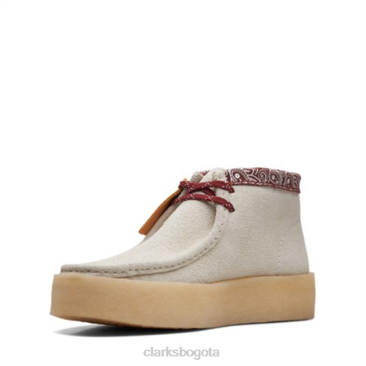 Clarks 0DX8L6624 interés blanco clarks wallabee cup bt interés blanco hombres interés blanco