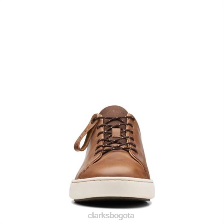 Clarks 0DX8L6625 Clarks tostado claro Court Lite Lace tostado claro hombres bronceado suave