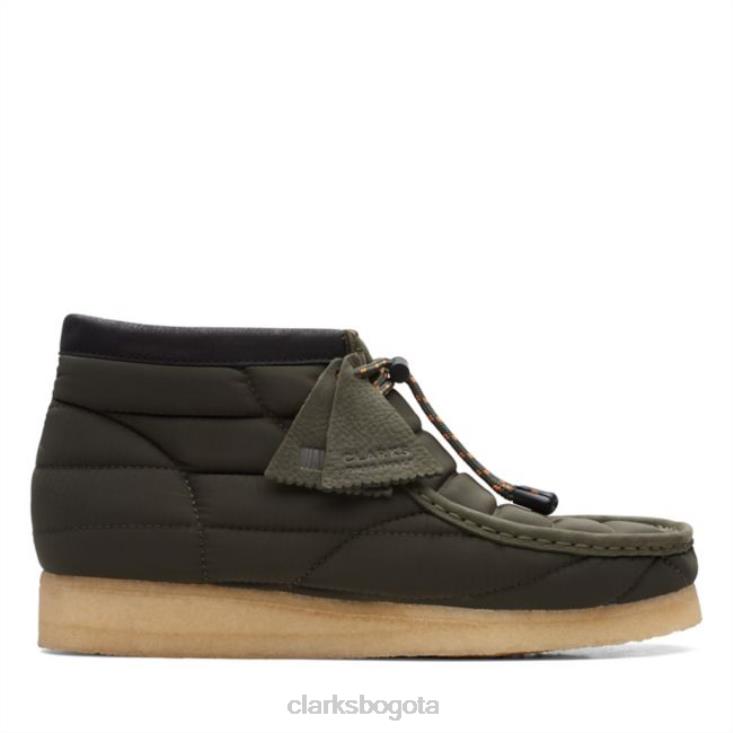 Clarks 0DX8L6628 Bota wallabee acolchada caqui Clarks acolchadas caqui hombres caqui acolchado
