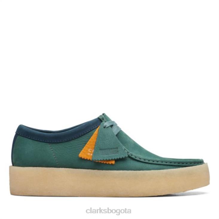 Clarks 0DX8L6636 taza wallabee verde azulado clarks verde azulado unisexo verde azulado
